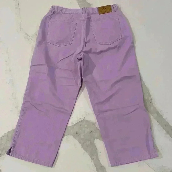 Lauren Jeans Co Ralph Lauren Lavender Purple Cropped Pants Capri Jeans Women’s 6 - Picture 5 of 7
